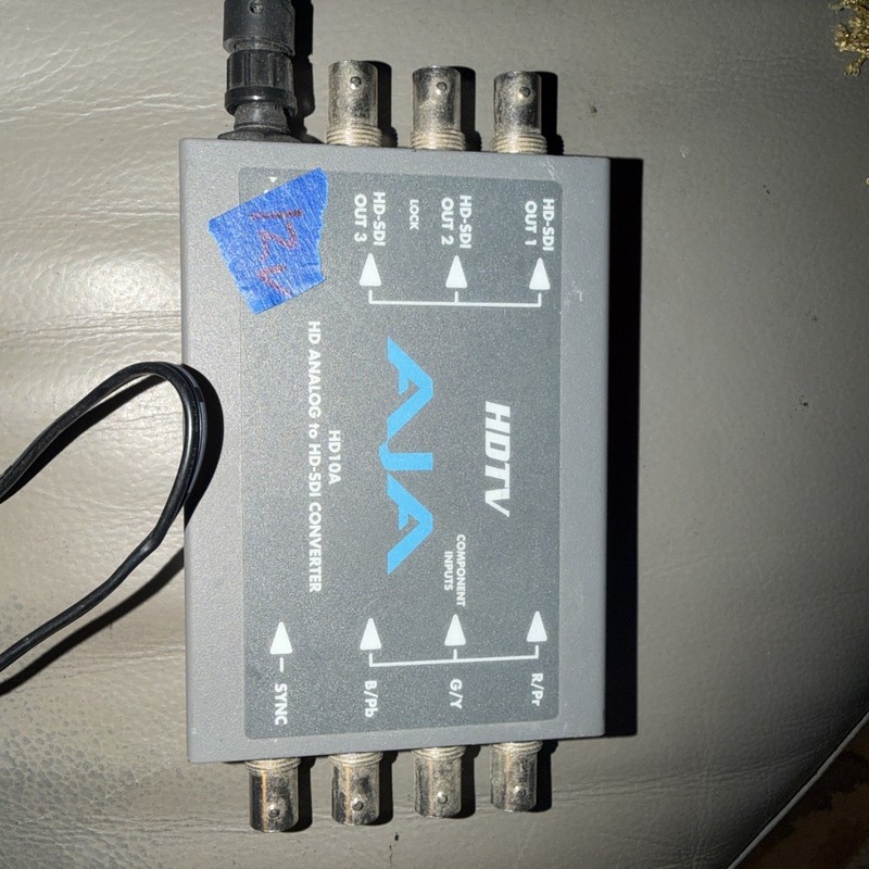 AJA HDTV HD10A HD Analog to HD-SDI Compact Mini Converter 12 Volt Version