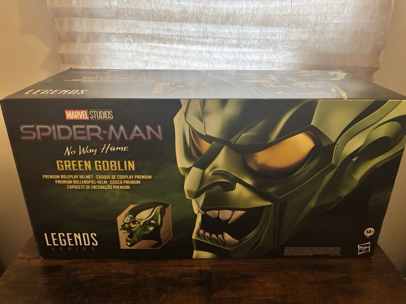 Hasbro Marvel Legends Spider-Man: No Way Home Green Goblin Roleplay Helmet