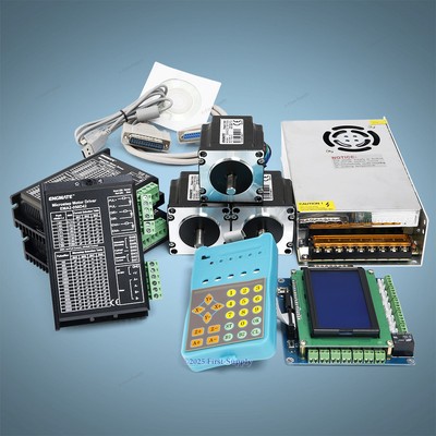 CNC Kit 3 Axis Professional Breakout Board Stepper Drivers Nema23 Stepper Motor