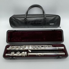 YAMAHA YFL-221 Student Flute Nickel Silver Plated with Hard Case  Bag YFL221