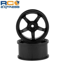 Topline M5 Spoke Drift Wheels (Black) (2) (8mm Offset) w/12mm Hex TDW-EW-0108BK