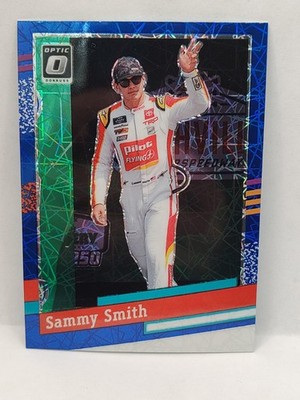 2024 Donruss #153 Sammy Smith Optic Blue Velocity NASCAR Racing Card Retro 1991