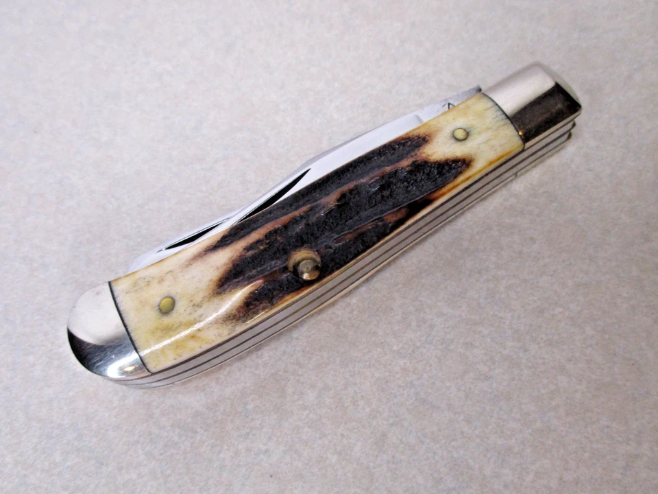 FACA RARA SCHATT & and Morgan EUA por RAINHA VEADO GENUÍNO C & W BOA - Imagem 3 de 4