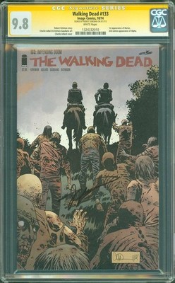 Walking Dead #133 SS CGC 9.8 Sign Robert Kirkman 1st Darius Alpha Cameo LOW POP
