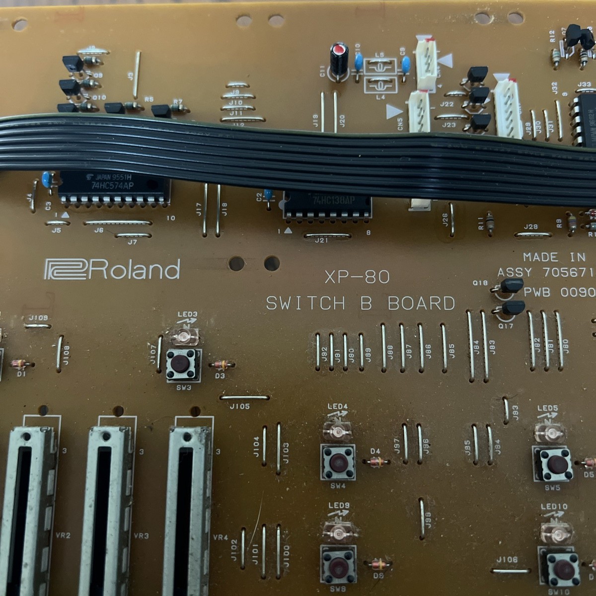 その他 RolandEXPANSION BOARD session Switch B Board for Roland XP-60/80 with Ribbon Connectors | eBay