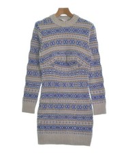 STELLA McCARTNEY Dress GrayxBluexBrown etc.(Total pattern) 2200478614015