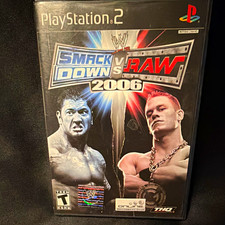 THQ WWE SmackDown vs. Raw 2006 Sony PlayStation 2 PS2 NTSC-U/C T Manual