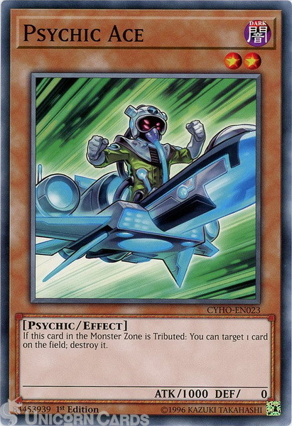 CYHO-EN023 Psychic Ace Common 1st Edition Mint YuGiOh Card