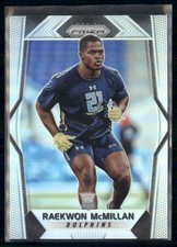 2017 Panini Prizm - Raekwon McMillan #296 Silver Prizm RC