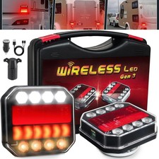 Wireless Magnetic Trailer Lights   Rechargeable LED TailLight Kit For Trailer