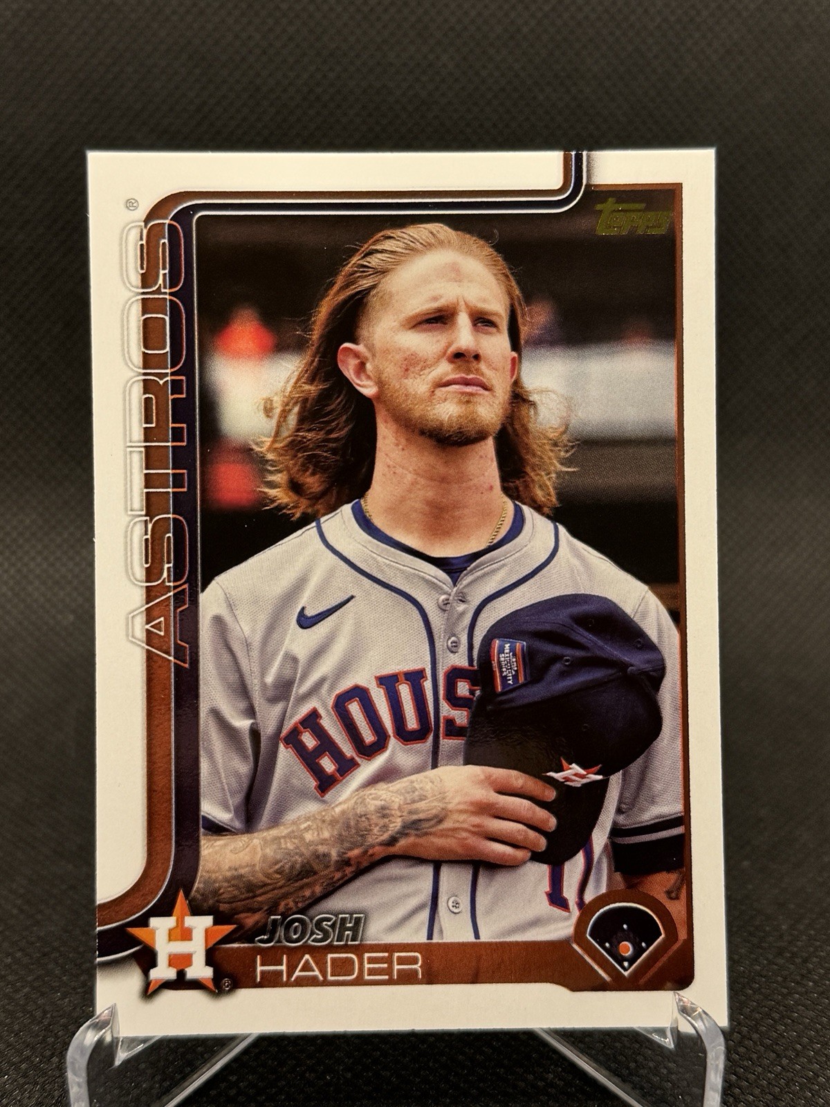2025 Topps Series 1 Josh Hader #271 Golden Mirror Variation Houston Astros