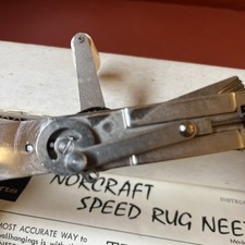 Vintage 1950s Carpet Rug Hook Needle Tool  Inst.NORDEN/NORCRAFT Made in Denmark