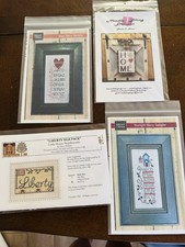 LOT OF 4 NEW NEEDLEWORK Patterns Prim HOME Fo...