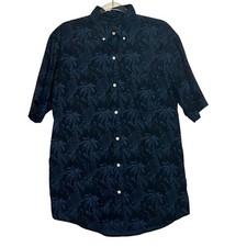 Arrow Blue Tropical Button Up M