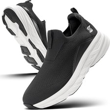 Men's Slip On Platform Trainers Sneakers Casual Walking Running Shoes UK  10.5