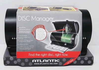 ATLANTIC Disc Manager 80 CD DVD BLU-RAY Protective Storage Organizer Case NEW