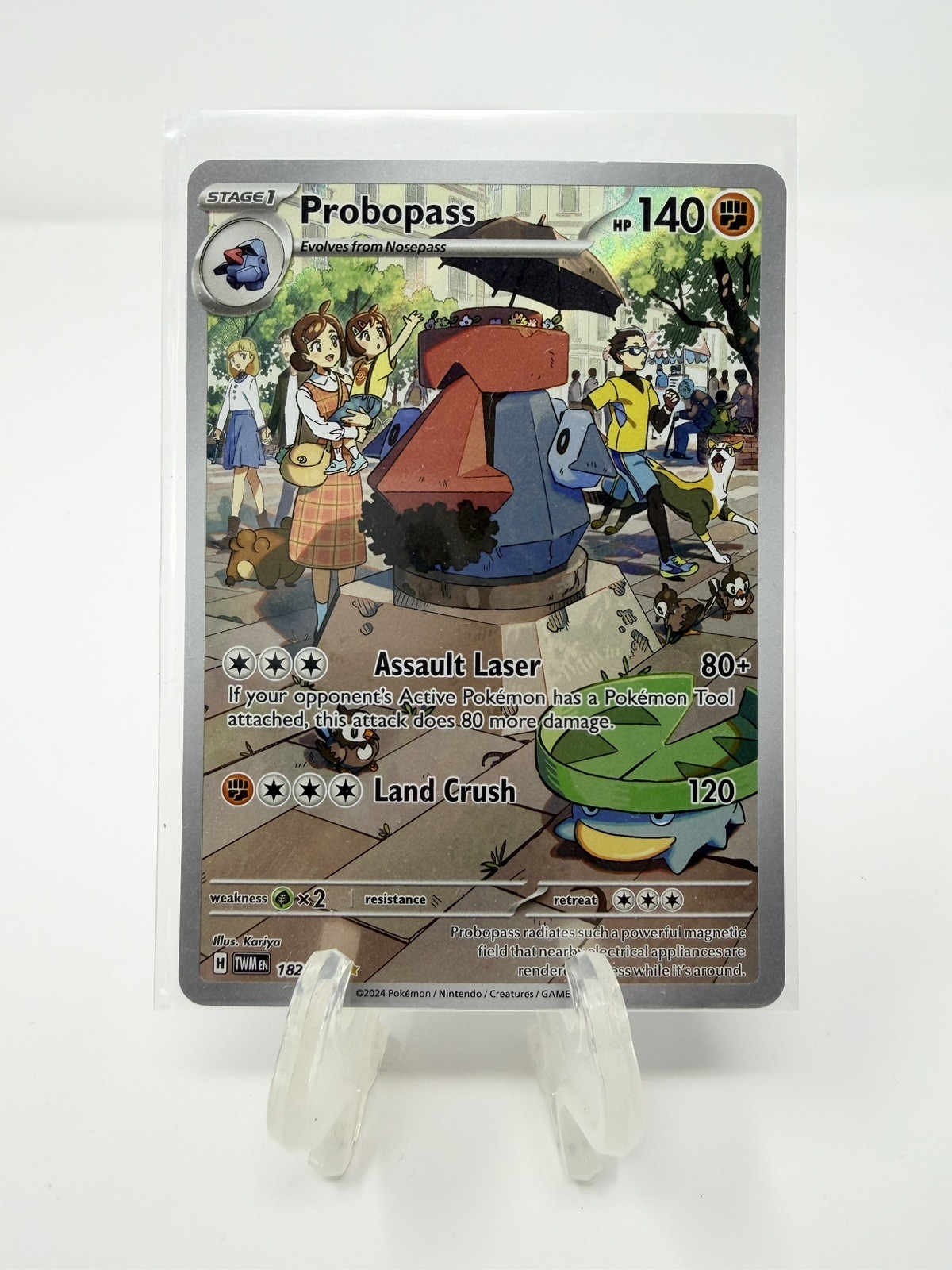 2024 Pokémon Probopass Illustration Rare Twilight Masquerade #182/167