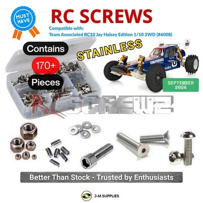 RCScrewZ Stainless Screw Kit asc157 for Associated RC10 Jay Halsey (6008) | KIT