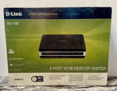NEW D-link DES-1105 Desktop Switch  FAST SHIPPING