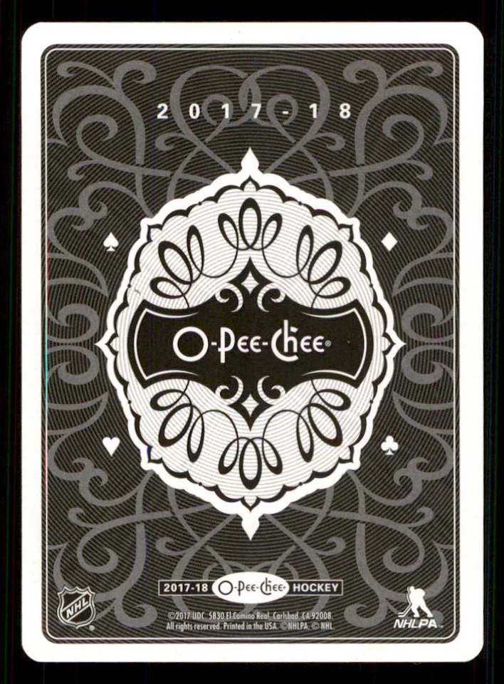 2017-18 O-Pee-Chee Playing Cards Foil #10S Max Pacioretty - Image 2 of 2