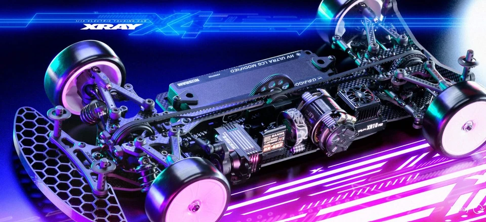 XRAY X4'26 CARBONO - KIT COCHE DE TURISMO ELÉCTRICO 1/10 Foto 2 de 4