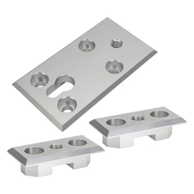 3PCS Floor Mount Plates for Stryker Ferno Ambulance Stretcher Fastening System - Photo 1/4