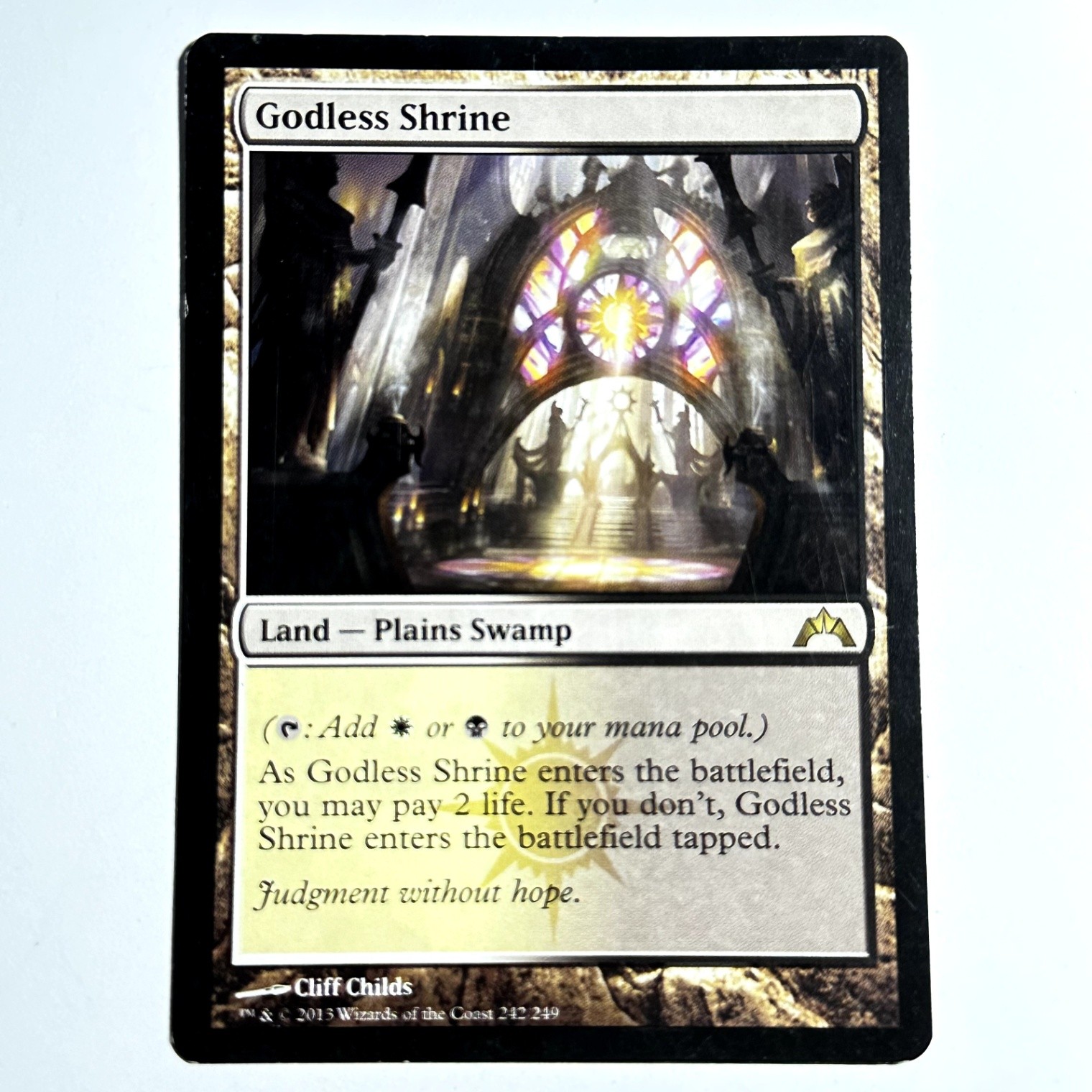 Godless Shrine 242 R Gatecrash Magic the Gathering MTG LP