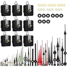 EMOON 9 Pieces Clock Mechanism Replacement Kit with 12 Pack Clock Hands, Sile...