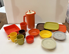 Tupperware Toys Kids Pitcher 4 Bowls 3 Plates 3 Cups 1 Glass 2 More Child