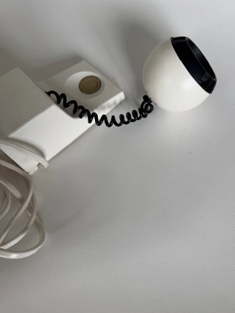 Vintage Osram Minispot Kugellampe in weiß-silber - Bild 3 von 4