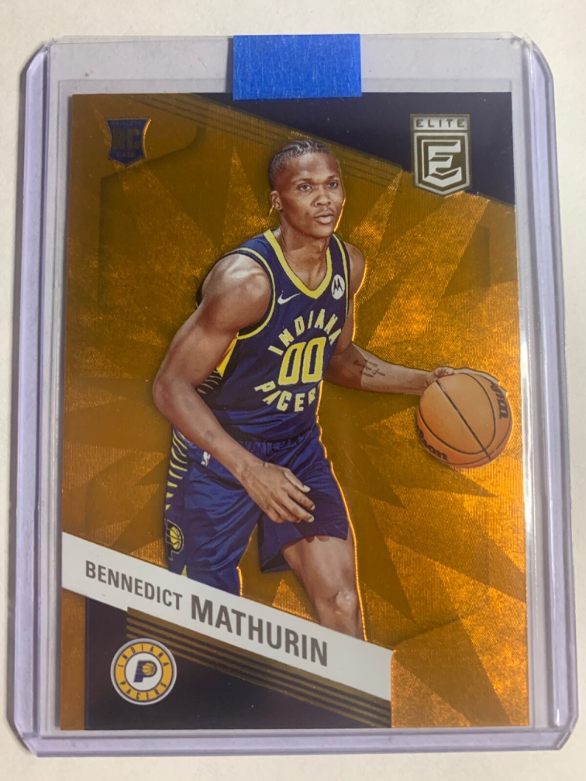 2022-23 Donruss Elite Rookies Orange Foil #214 Bennedict Mathurin RC