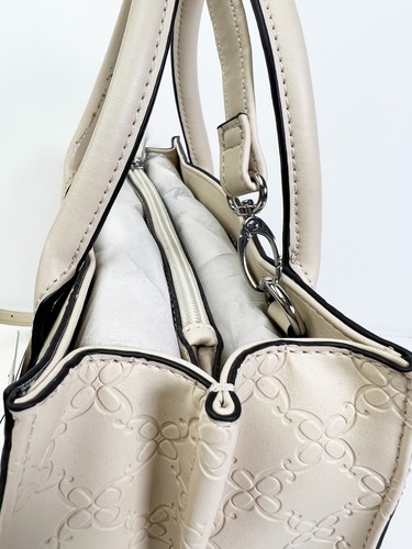 Nine West Women's Allyce Signature Shoulder Bag | Jet Beige | Handbag Purse NWT - Bild 8 von 11