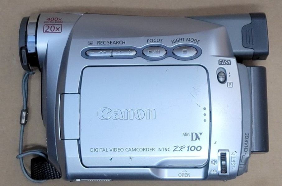 Canon ZR100 A MiniDV Tape Digital Video Camcorder | eBay
