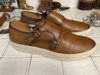 Johnson & Murphy Mens Brown Monk strap‎ Dress Shoes Size 13 M Leather JOHNSTON & MURPHY MEN main image 2