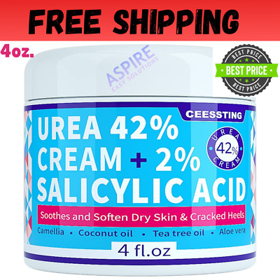 Urea Cream 42% Plus Salicylic Acid 4.6 Oz, Callus Remover Hand Cream Foot Cre...