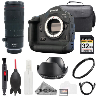 Canon EOS R1 + RF 24-105mm f/2.8 L IS USM Z Lens +32GB+ UV Filter- Basic Kit