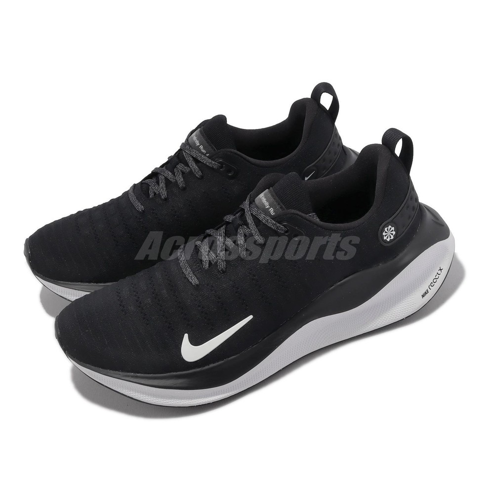 Nike ReactX Infinity Run 4 Men's Running Shoes in Black White Dark Grey DR2665-001
