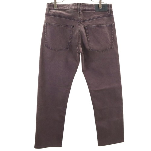 ARMANI COLLEZIONI P50 Narrow Collar Denim pants W31 purple Men's - Picture 2 of 10