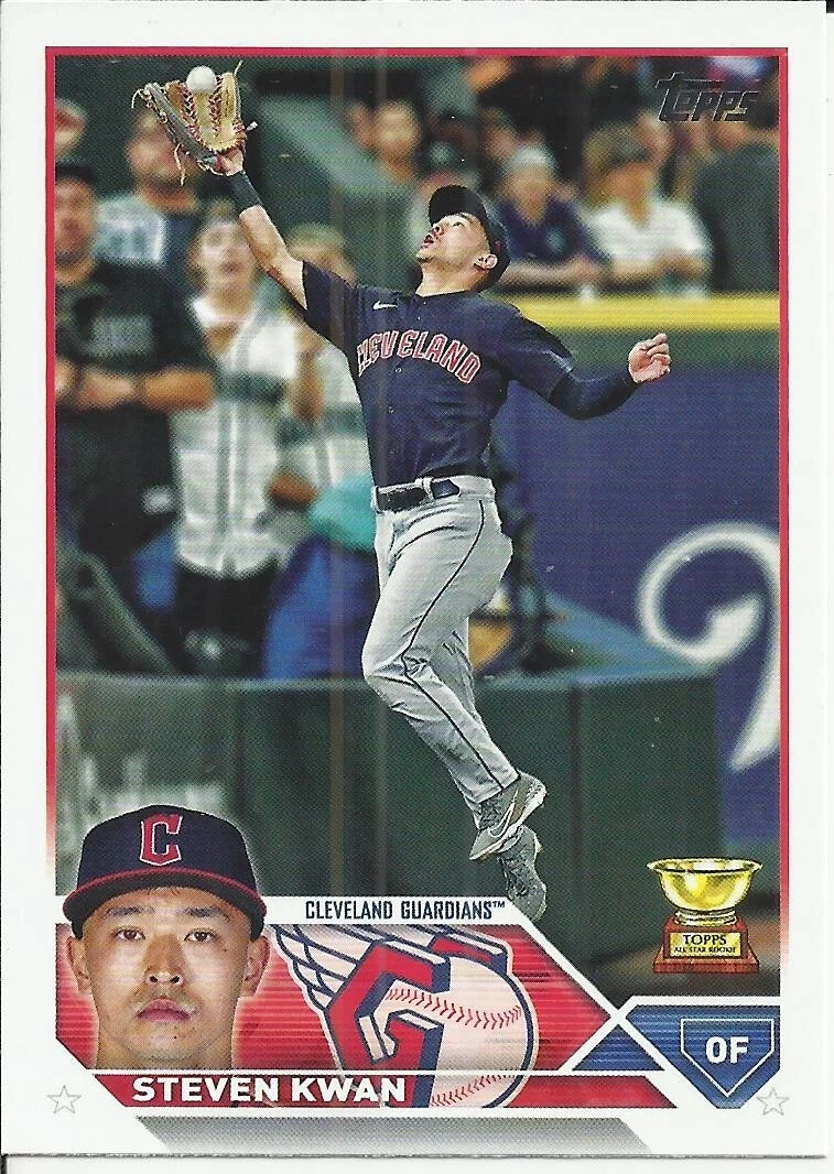 2023 Steven Kwan Topps Series 2 MAJOR LEAGUE MATERIAL JERSEY RELIC #ML