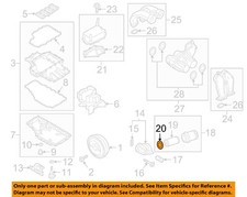 PORSCHE OEM 17-23 718 Boxster Engine Parts-Filter Element O-Ring 99970768540
