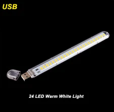 USB LED Flexible Night Light Mini Portable Desk Reading Lights for Laptop Mobile