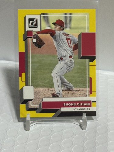 2022 Panini Donruss Variation Yellow Shohei Ohtani (Pitching) #147 xw1
