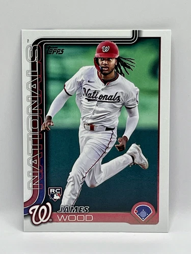 James Wood RC 2025 Topps Serie 1 #181 - Imagen 1 de 2