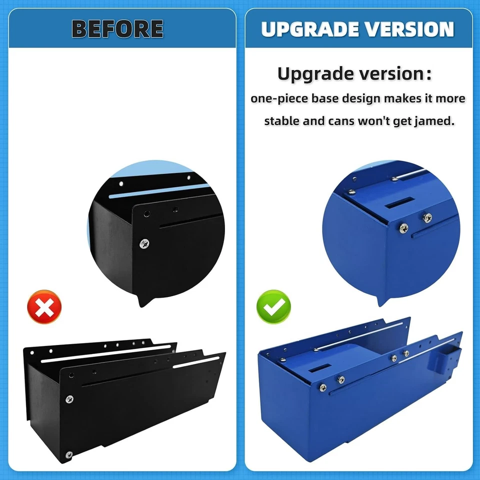 Trituradora neumática de latas de aluminio - Trituradora de reciclaje de encimera de 6 latas Foto 3 de 4