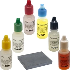 Acid Test Kit Gold 10K 14K 18K 22K Silver Platinum Testing Stone Jewelers Tool
