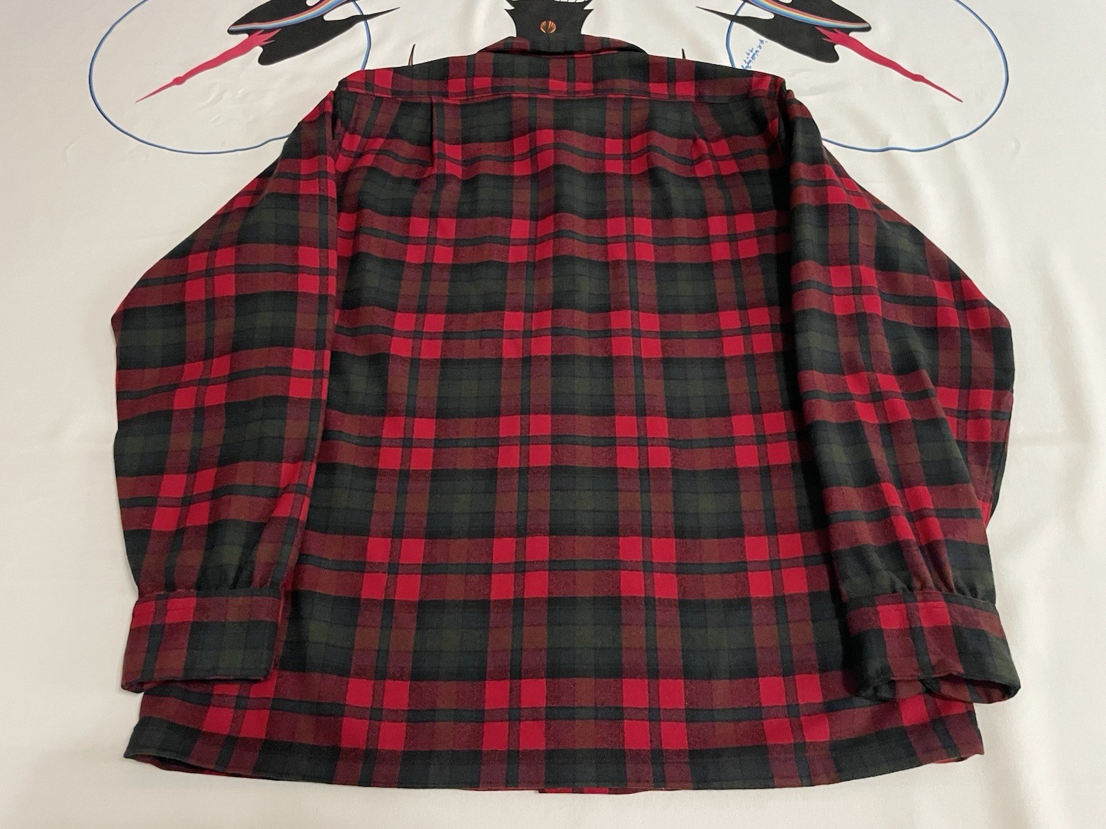 VTG Pendleton Board Shirt Button Up Loop Collar F… - image 8