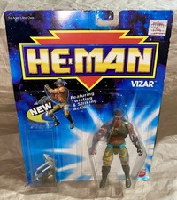 New Adventures Of He-Man 1989 VIZAR Carded Mattel Galactic Guardians MOTU VHTF