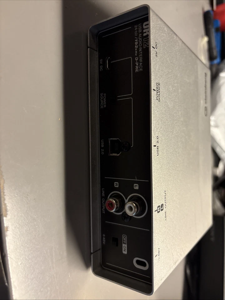 (Untest For Parts)Steinberg UR12 24-bit 192 kHz - USB Audio Interface XLR Input - Image 3 of 4