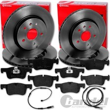 brembo BREMSSCHEIBEN + BELÄGE VORNE + HINTEN passend für BMW 3er F30 F31 F34