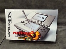 NEW SEALED Metroid Prime Nintendo DS Hunters handheld Game Console Bundle Silver